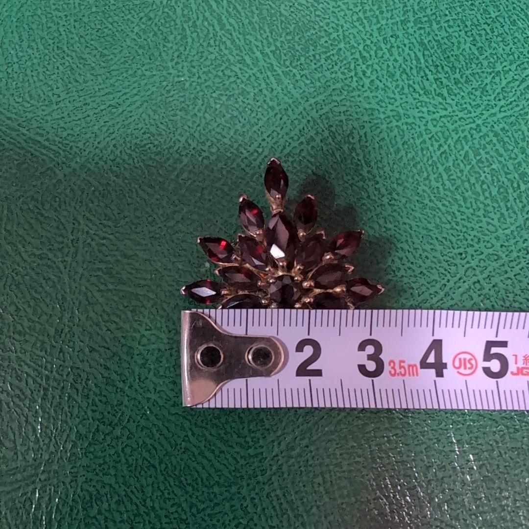 ボヘミアンガーネットブローチ