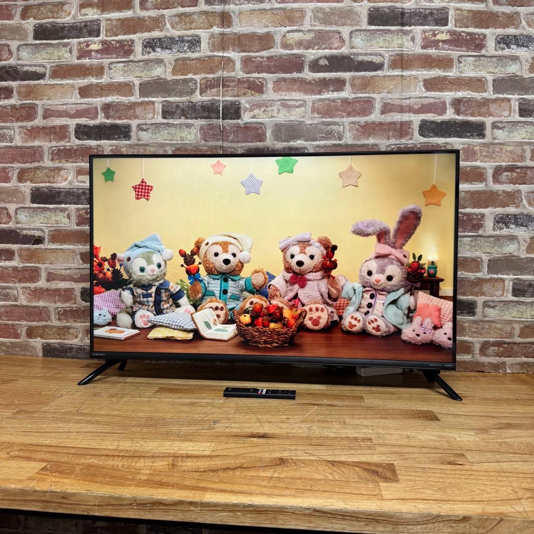 ORION 40インチ チューナーレス スマートテレビ SAFH401 アプリ○