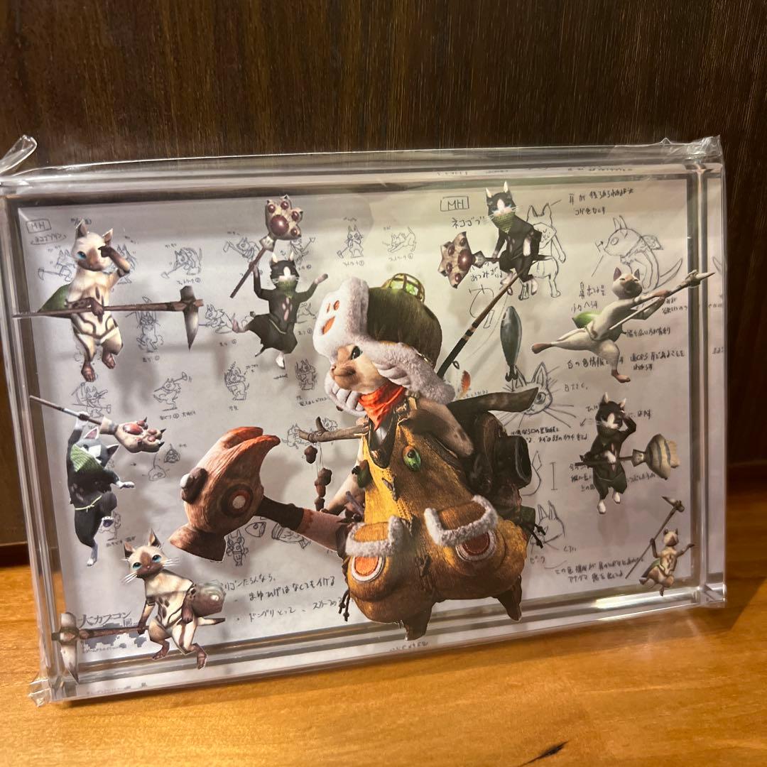 大カプコン展。アクリルブロック　モンスターハンター