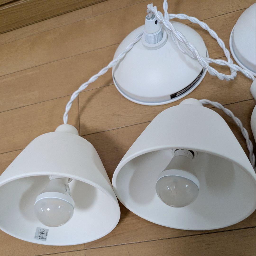 artworkstudio ペンダントライト白 3個セットSALT