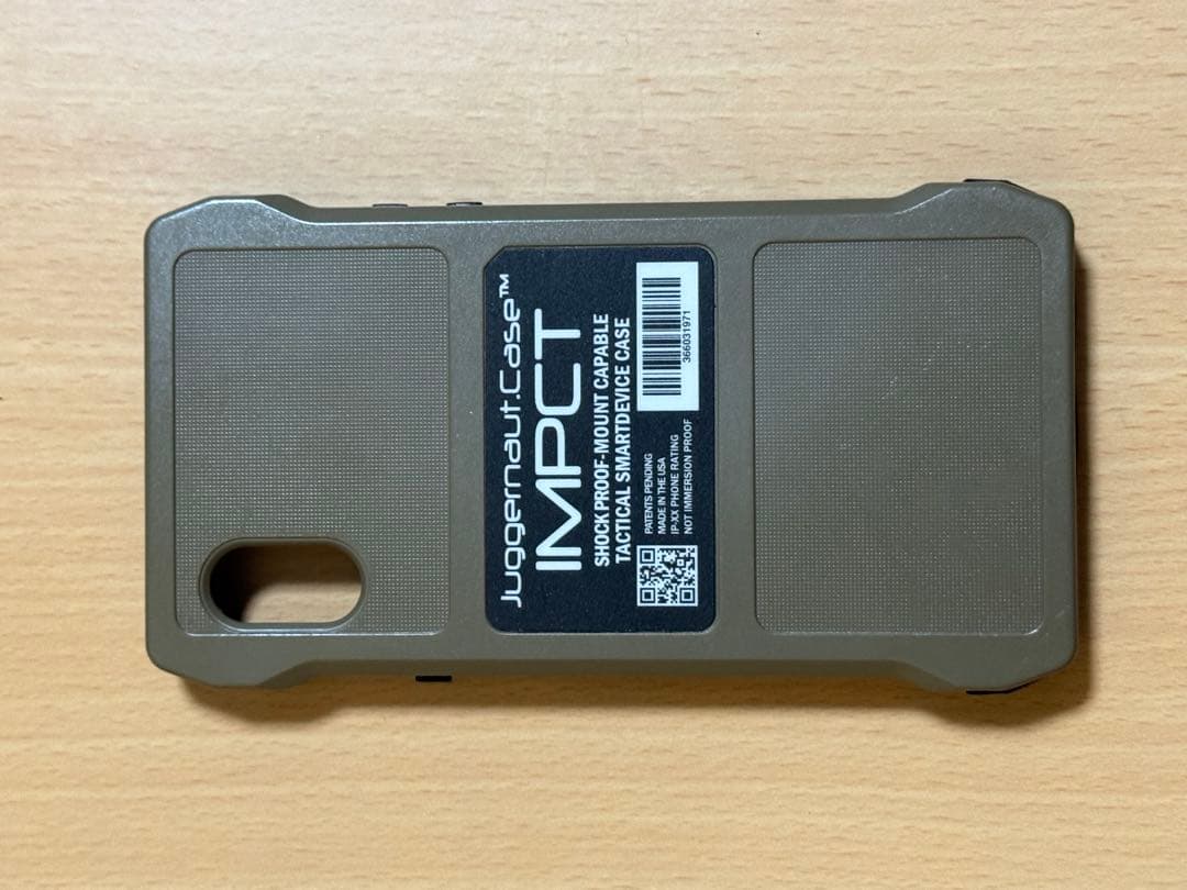 実物　Juggernaut Case iPhone X用ケース