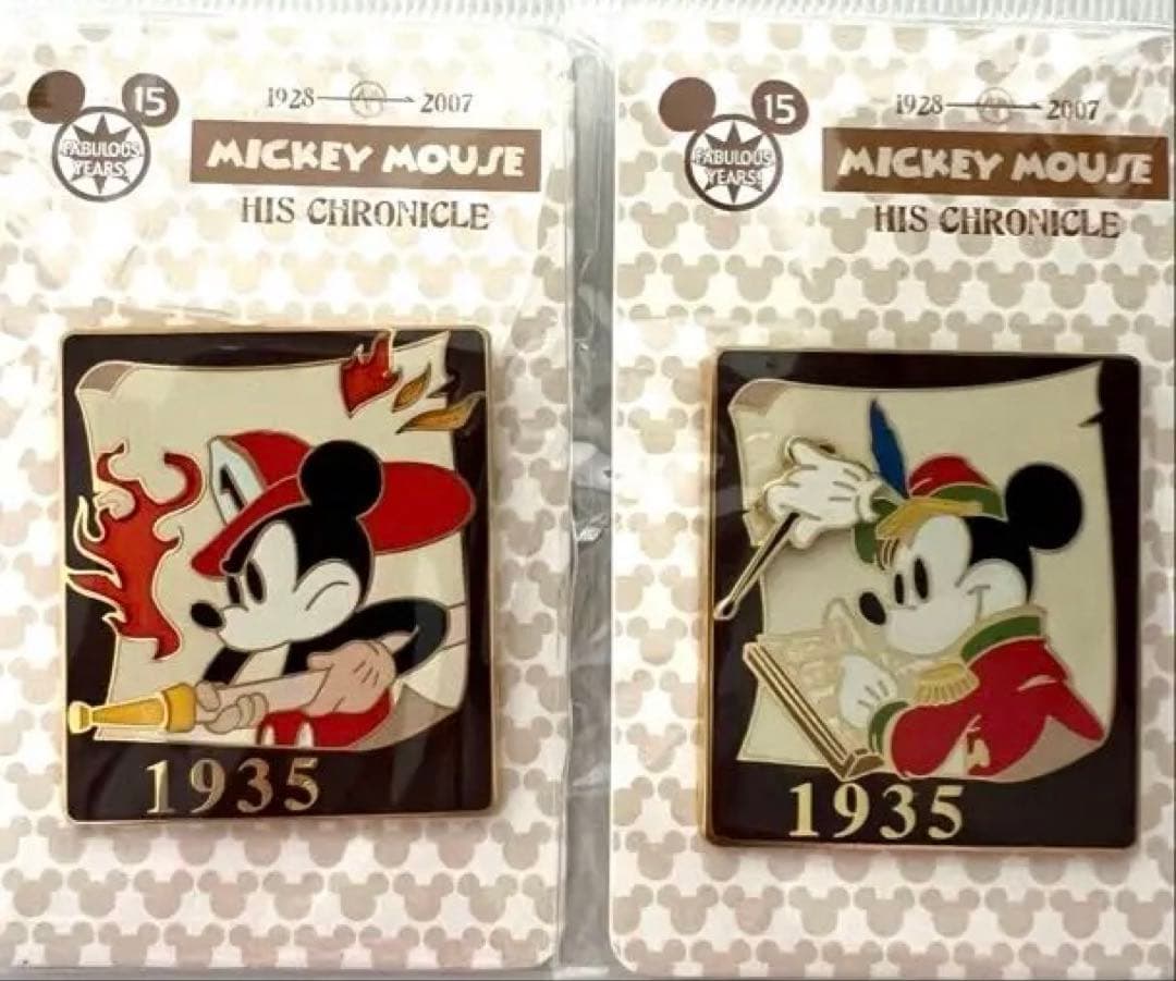 ディズニー ピンバッジ HIS CHRONICLE ミッキー 14種コンプリート