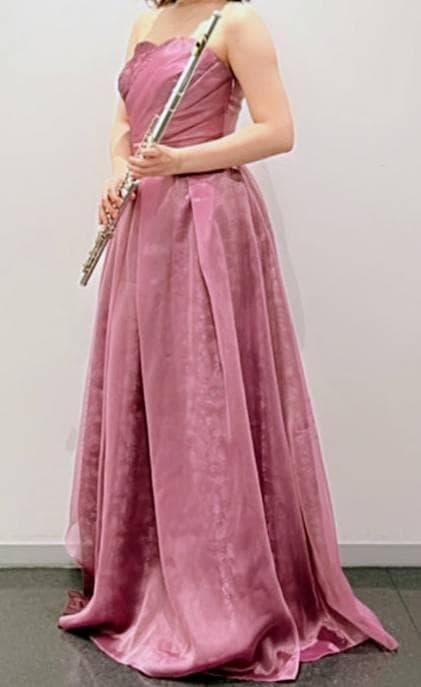 AIMER エメ 演奏会 ステージドレス パープル ピンク 9号 ロング