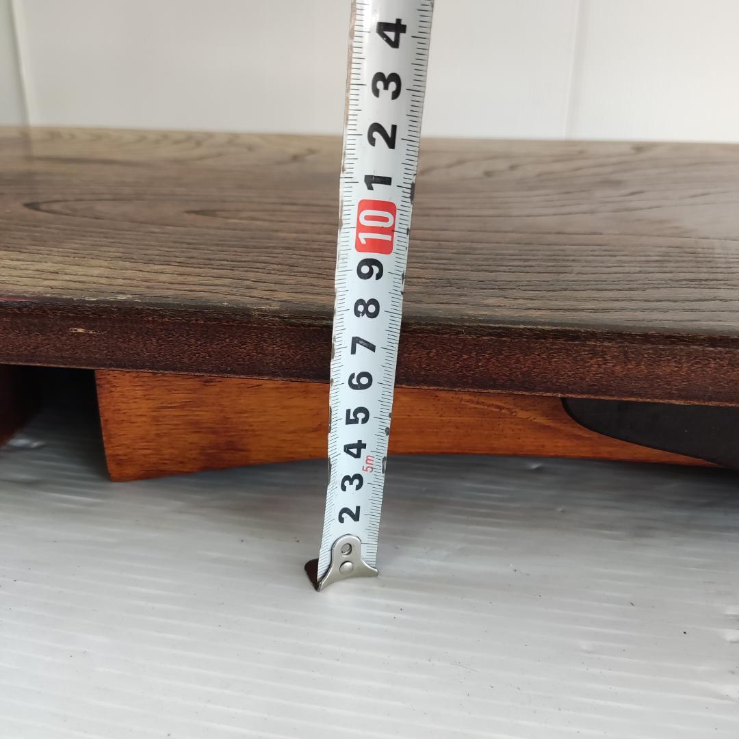 【アンティーク】昭和レトロ 木製 折り畳み式 四角形ちゃぶ台 文机 飾り台