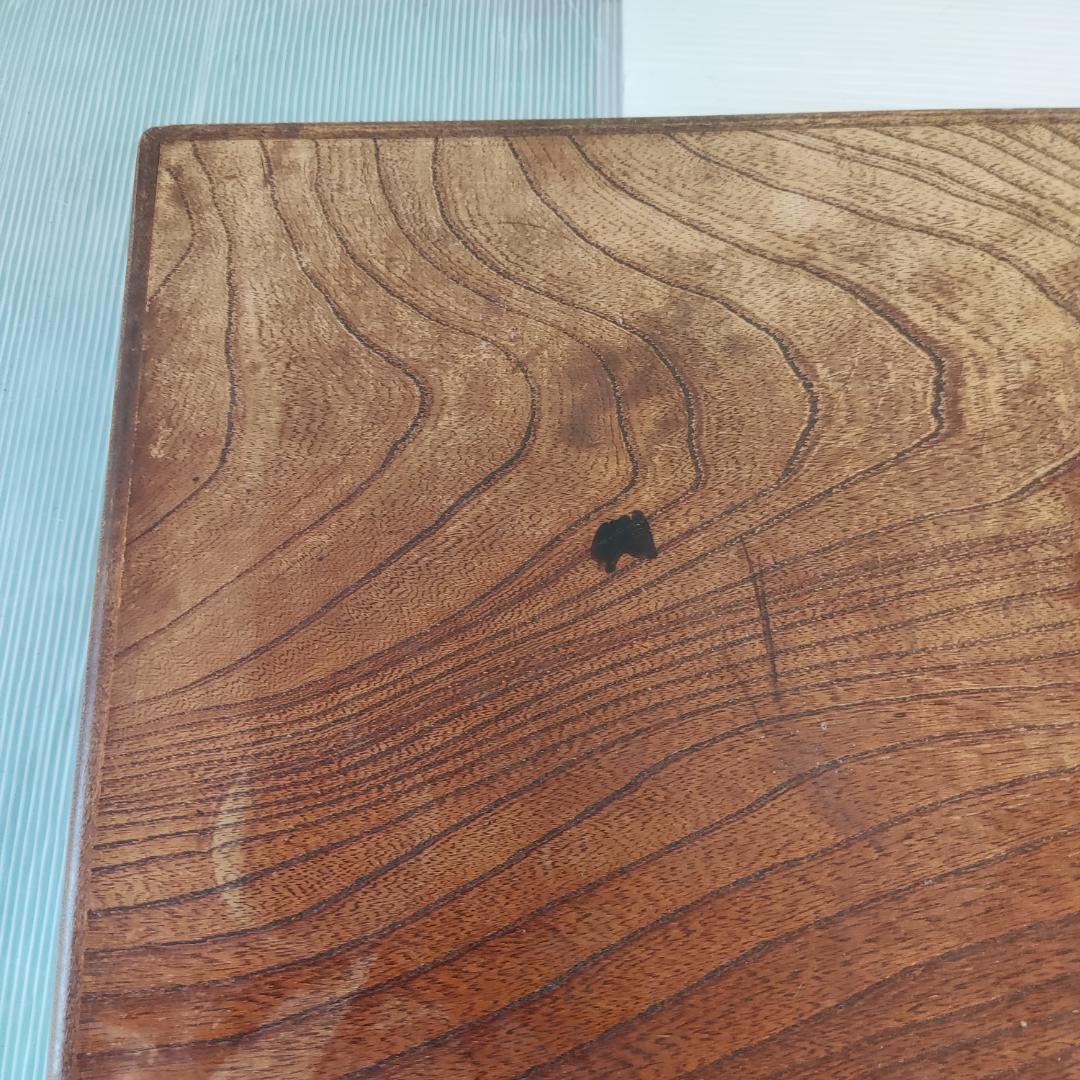 【アンティーク】昭和レトロ 木製 折り畳み式 四角形ちゃぶ台 文机 飾り台