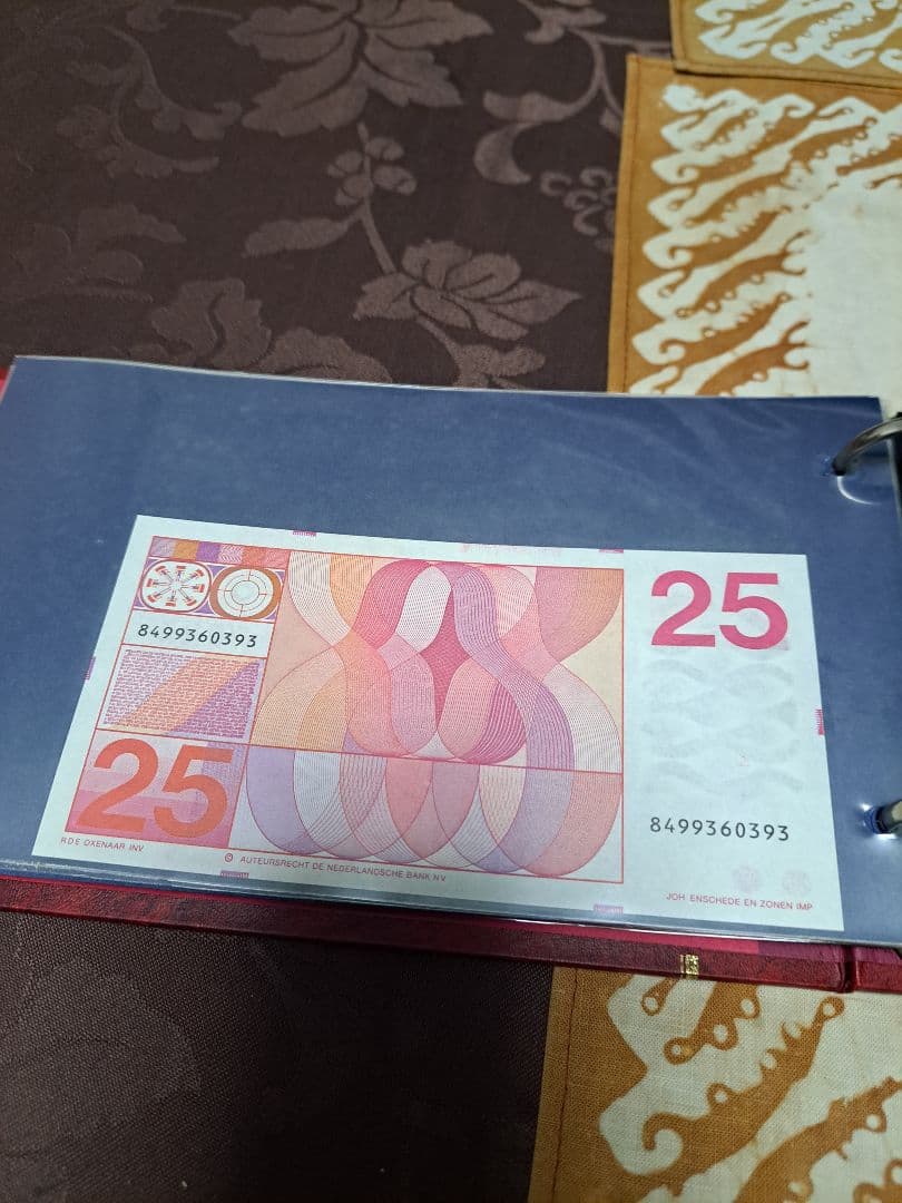 オランダ旧紙幣　5 10 25 50 100 ギルダー