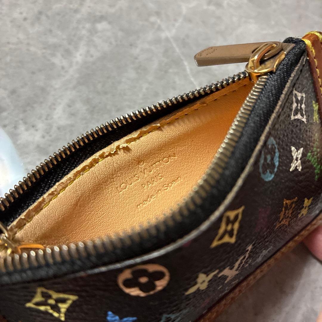ルイヴィトン ポシェットクレ モノグラム マルチカラー ケースM92654