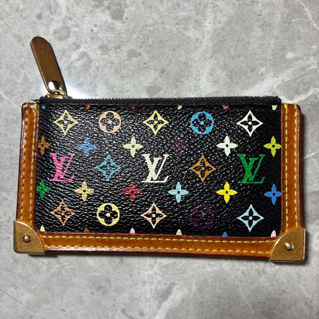 ルイヴィトン ポシェットクレ モノグラム マルチカラー ケースM92654