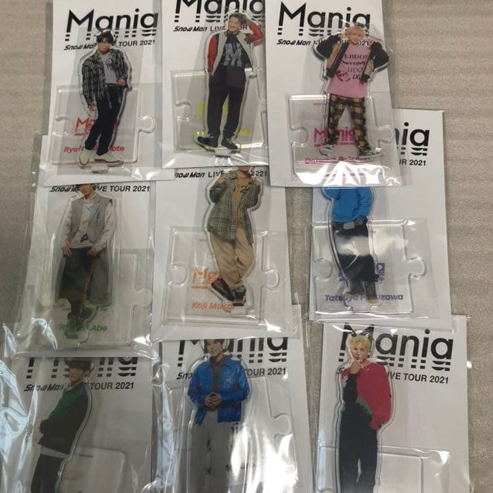  Man Mania アクリルスタンド　9人　スノーマン　アクスタ