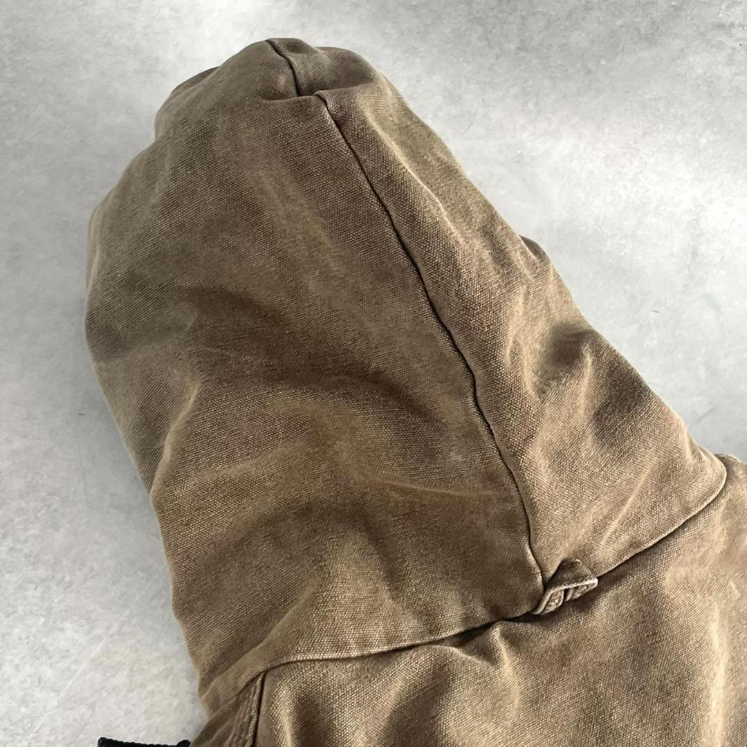 希少　カーハート　アクティブジャケット　J68CHT　ダックキャンバス　茶色