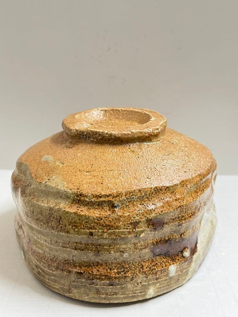 美濃焼の名工加藤勝之造 伊賀茶碗　未使用共箱値下げしました。