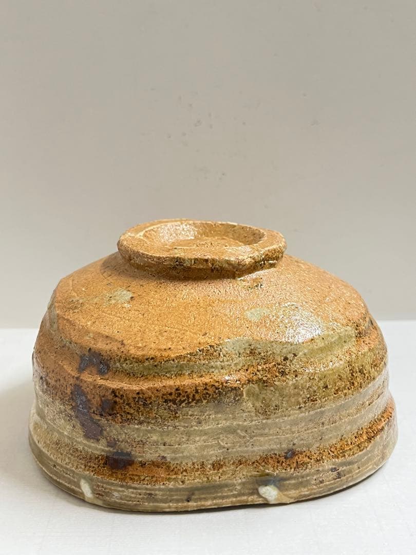 美濃焼の名工加藤勝之造 伊賀茶碗　未使用共箱値下げしました。