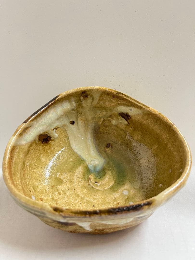 美濃焼の名工加藤勝之造 伊賀茶碗　未使用共箱値下げしました。