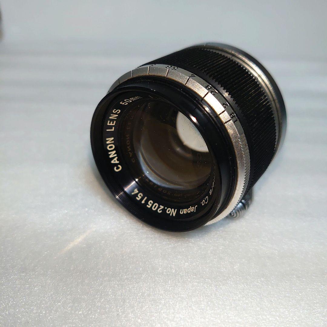キャノン７ 50mm F1.8 レンジファインダー カメラ純正ケース付