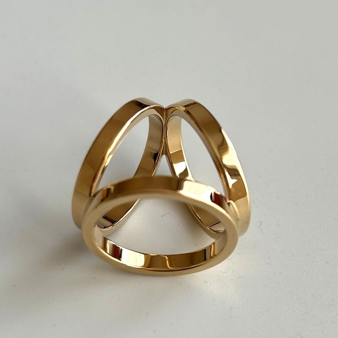 【新品未使用】エルメス トリオ スカーフリング&巻き方説明書