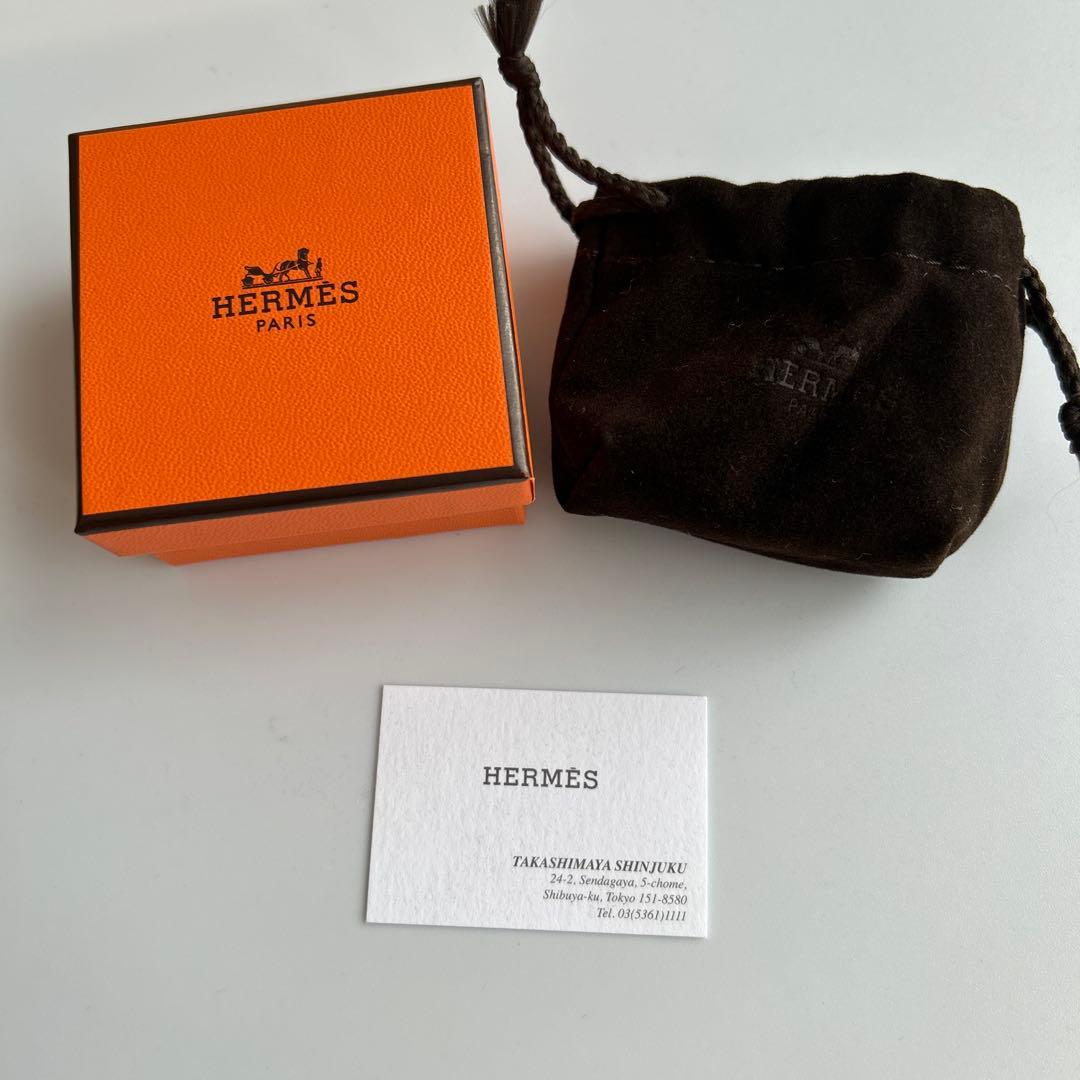 【新品未使用】エルメス トリオ スカーフリング&巻き方説明書