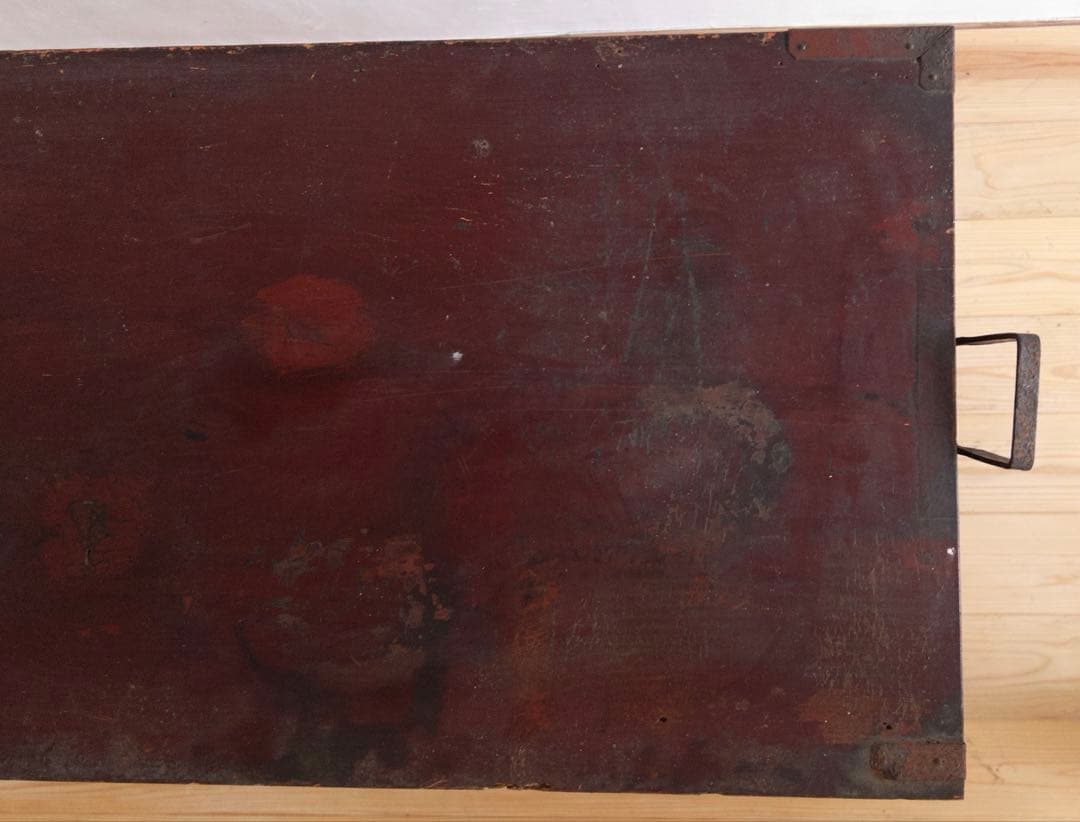 古家具　時代箪笥　4段引き出し　鉄金具　和箪笥・古道具　古家具　アンティーク