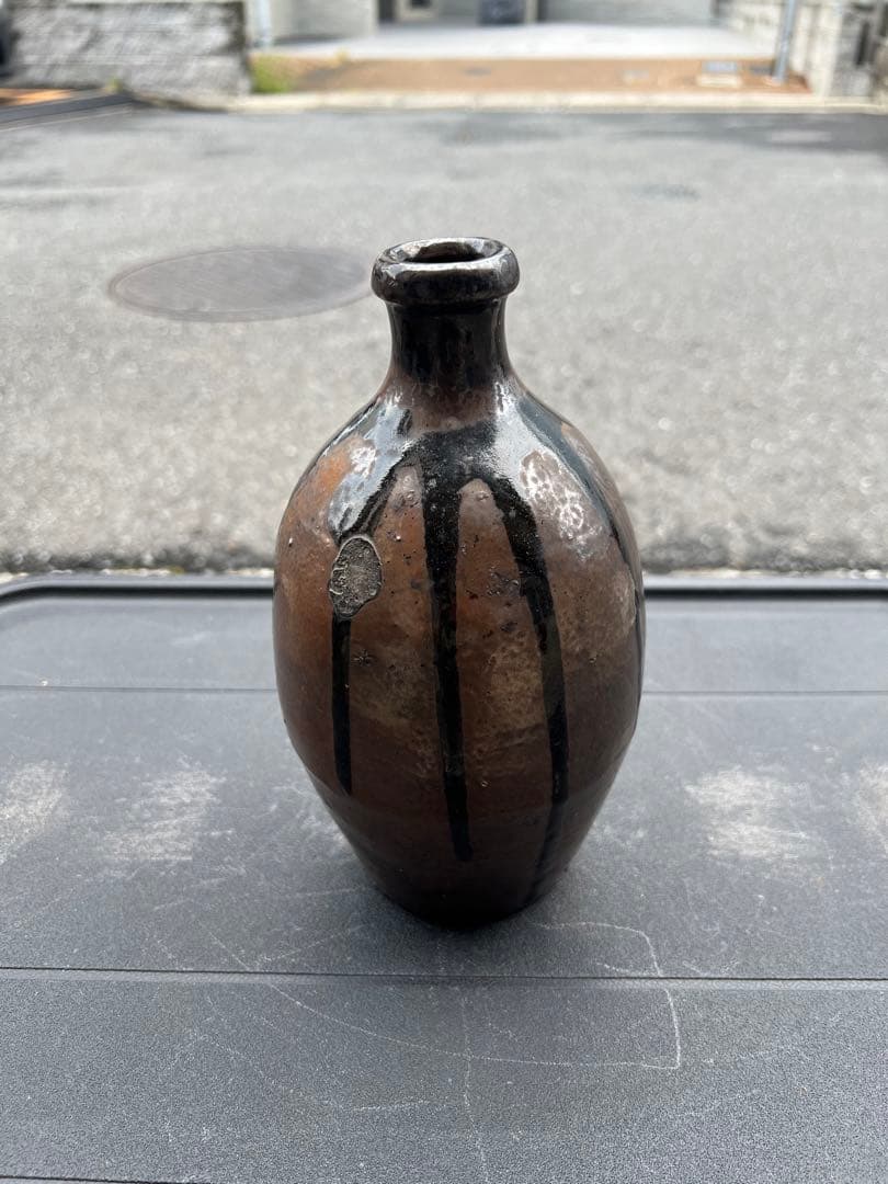 古丹波 酒器 徳利 陶器 壺 花瓶 花器 民藝 古道具 古物 骨董 JAPAN