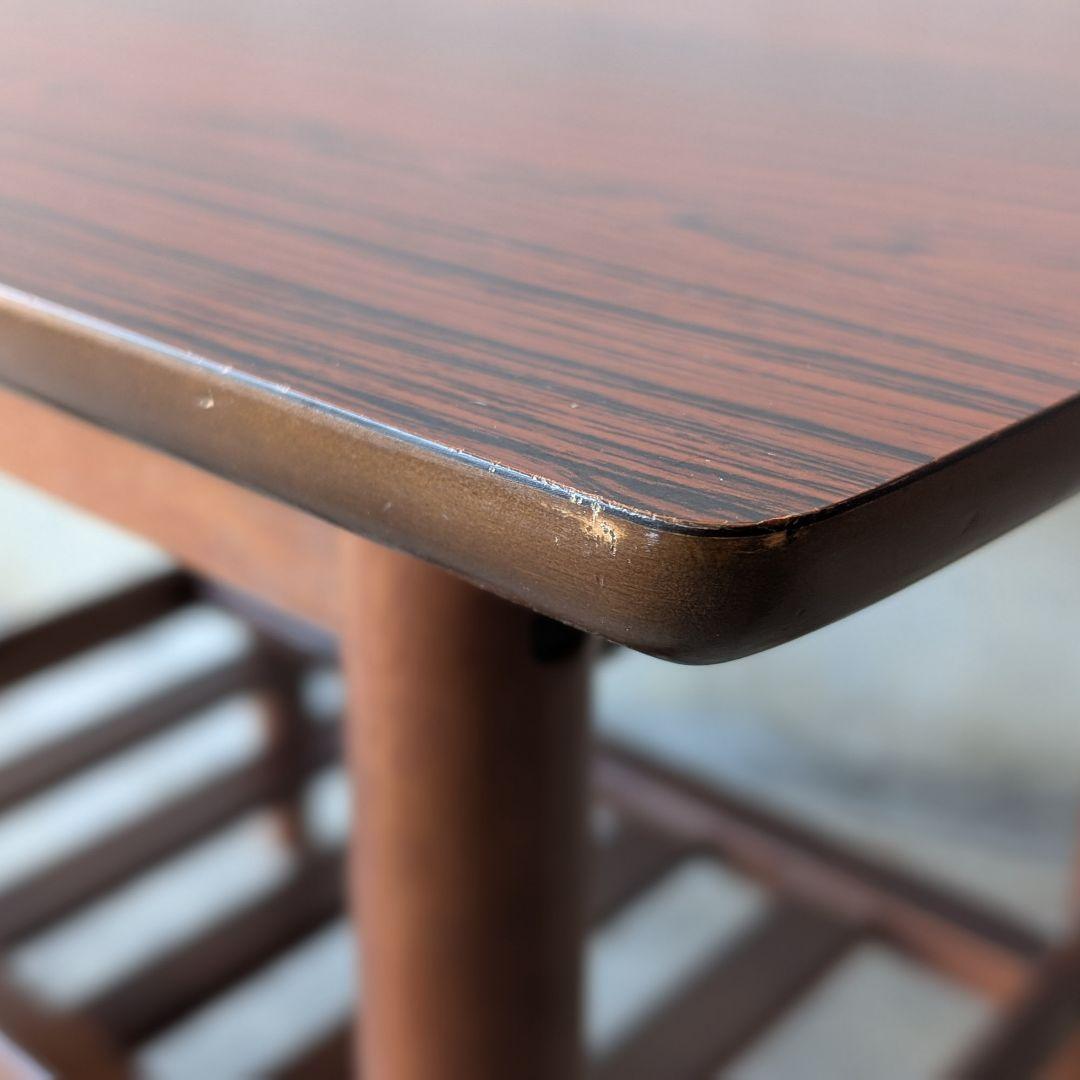 【古家具】カリモクのミッドセンチュリー調サイドテーブル　ナイトテーブル