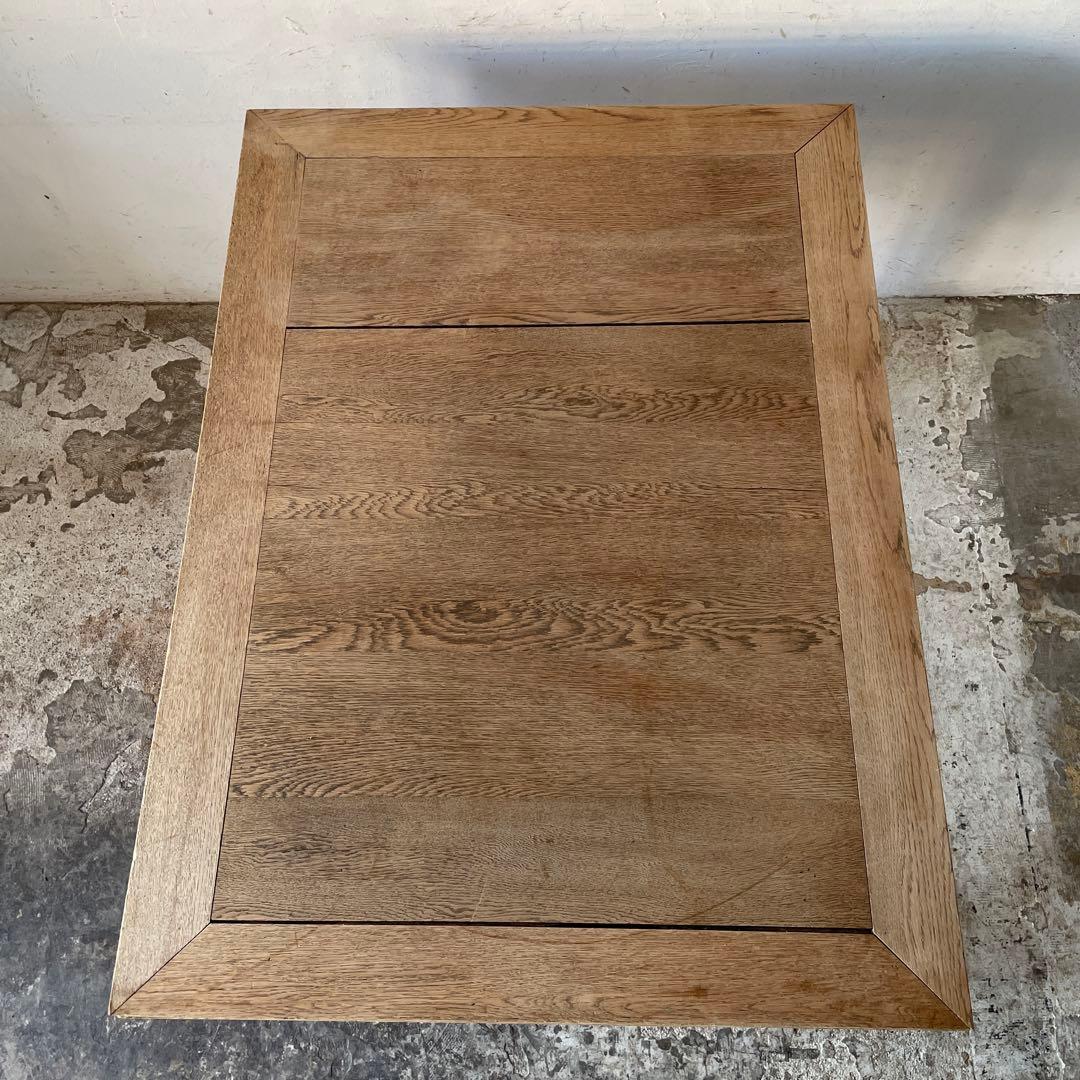 ビンテージ エクステンションダイニングテーブル 剥離