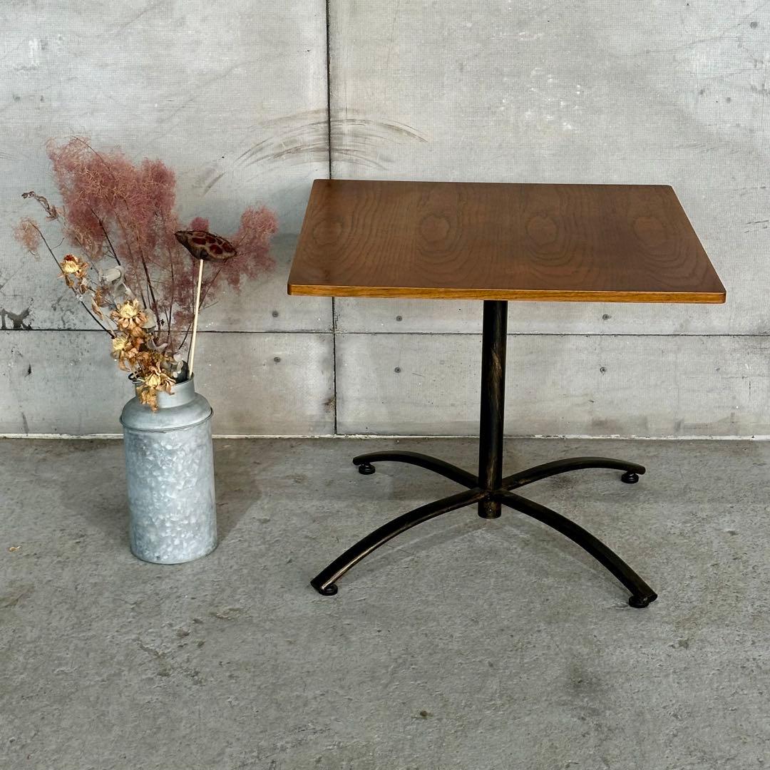 ✦無骨✦ミッドセンチュリーテイスト × 昇降式カフェテーブル　鉄脚