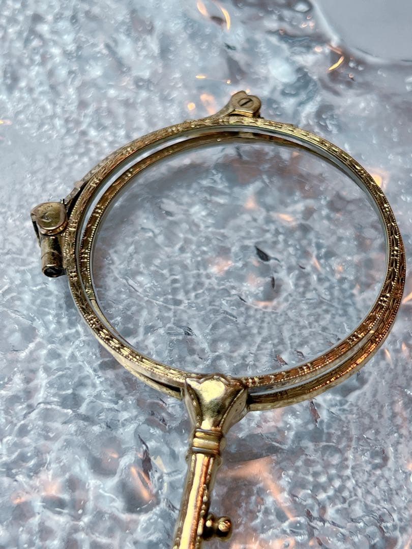 フランス　アンティーク　ローネット　ルーペ　オペラグラス　拡大鏡