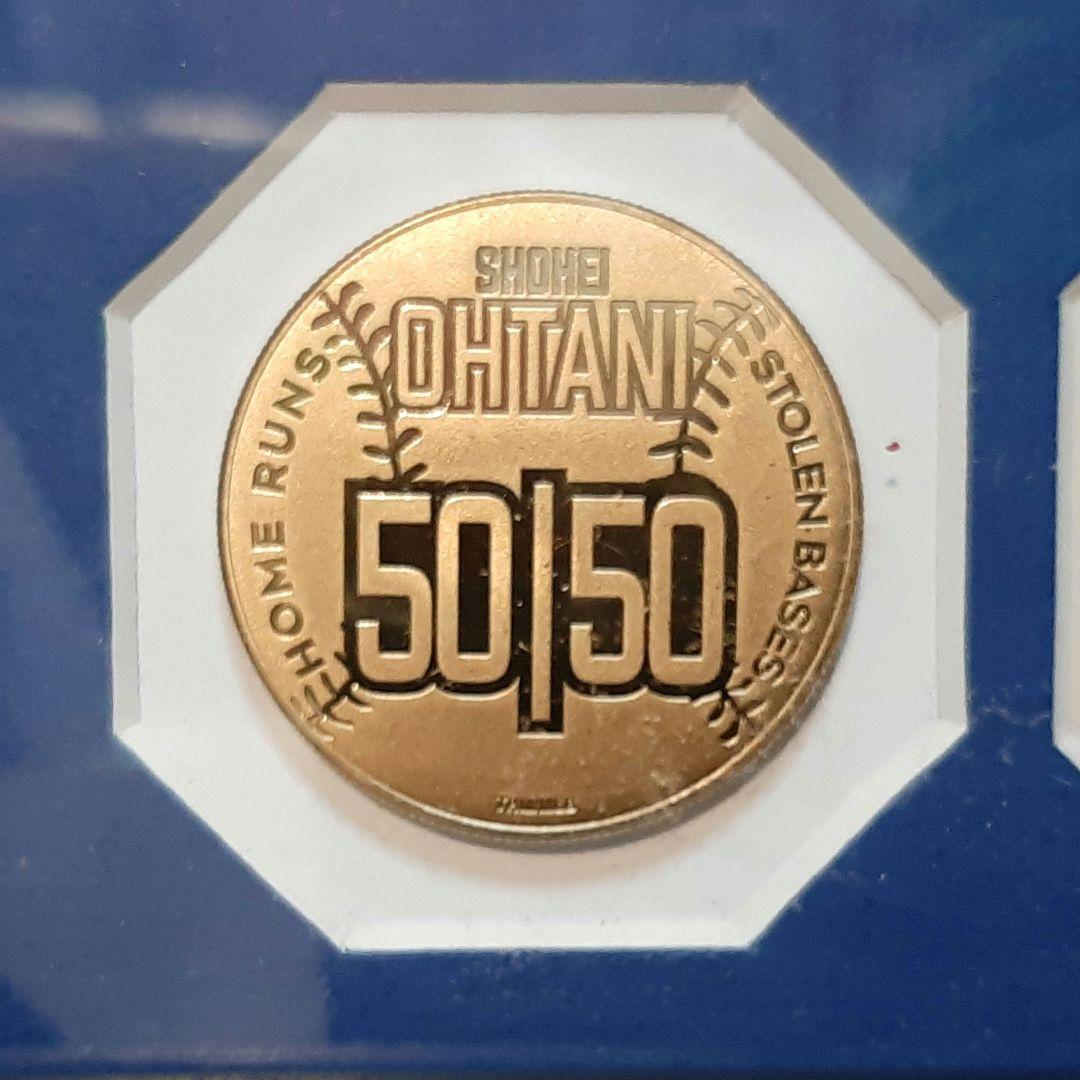 【限定5050】大谷翔平・MLB50-50記念・ダブルフォトミント・未使用