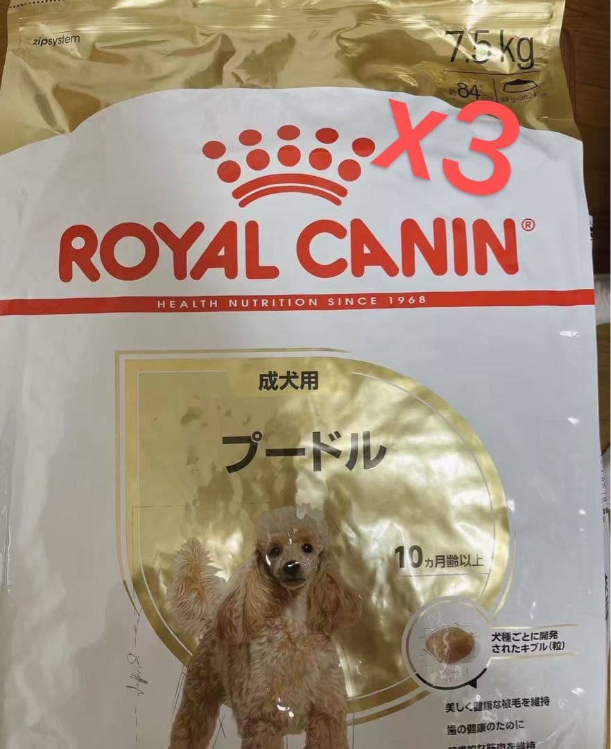  CANIN 成犬用 プードル 7.5kg X3