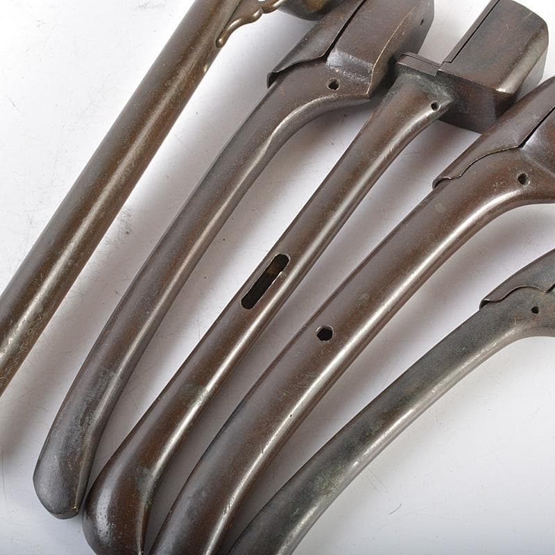 時代提げ物　書道具　古銅　銀象嵌　矢立　5点まとめて　V　R5682