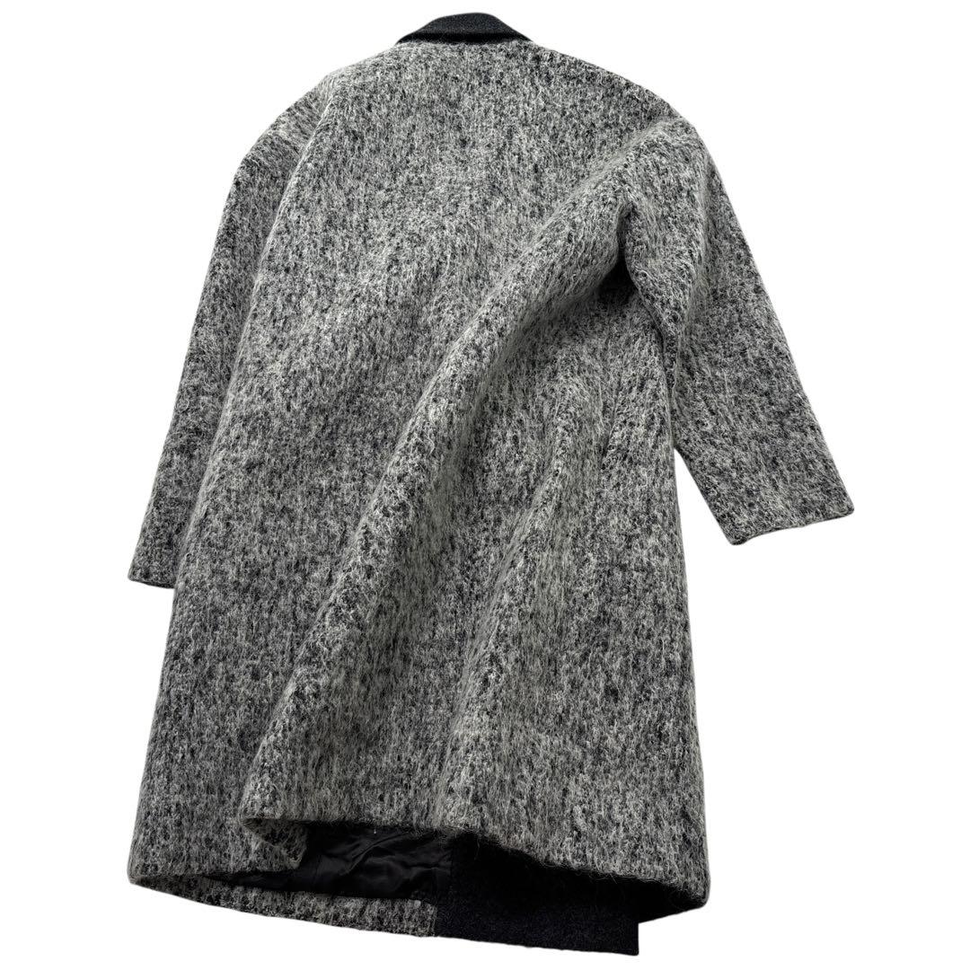 極美品】ADORE　アドーア ツイードコート　チェスターコート　ロング　モヘヤ