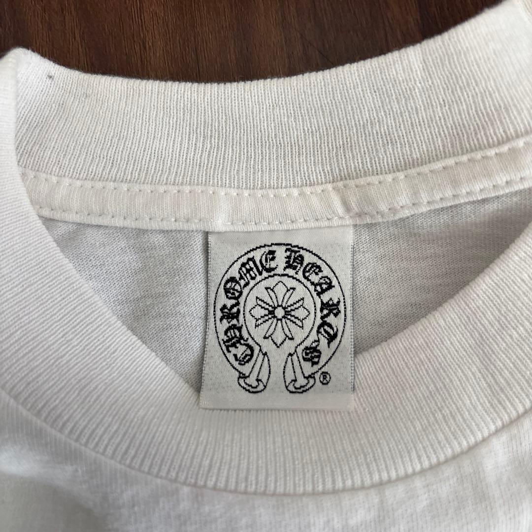 最終売切り価格！美品CHROME HEARTS ホワイト Tシャツ ＧＡＬＦロゴ