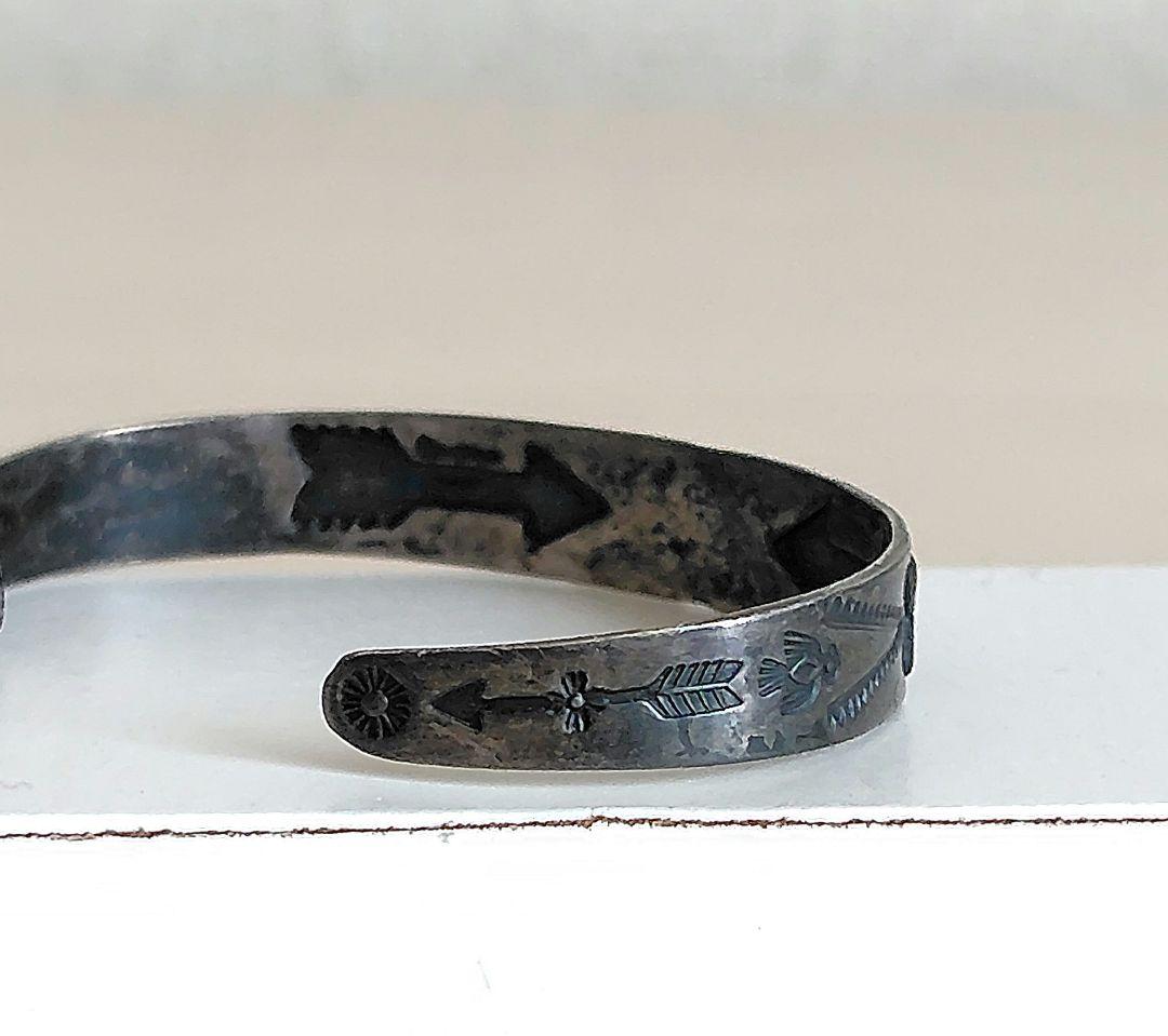 ヴィンテージ フレッドハービー ターコイズ シルバー バングル