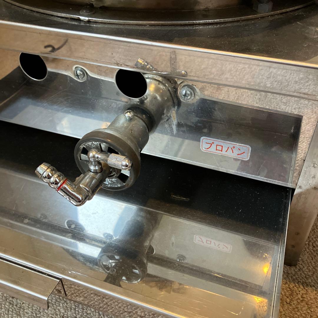 クレープ器・プロパンガスコンロ