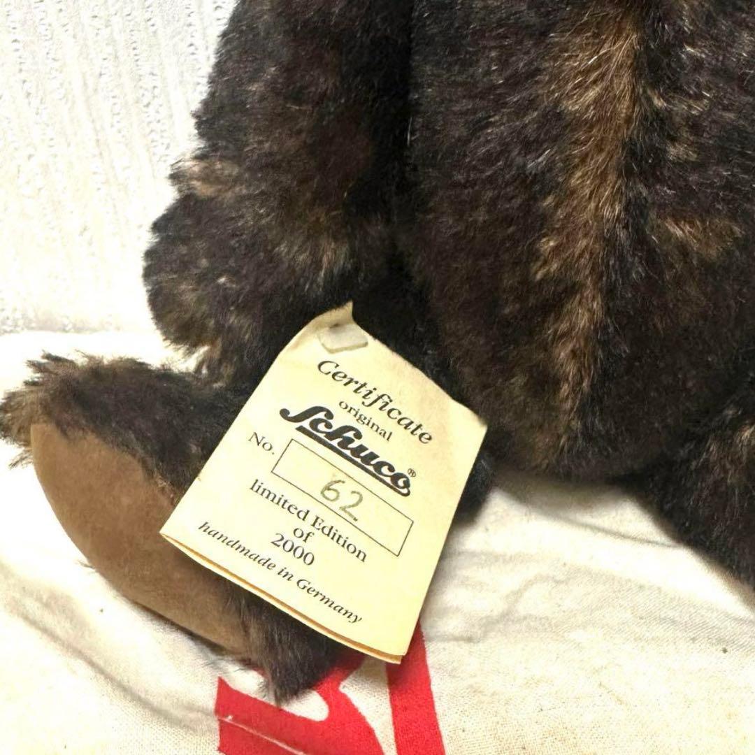 Schuco シュコ　復刻限定ベア　焦茶　鳴物入り