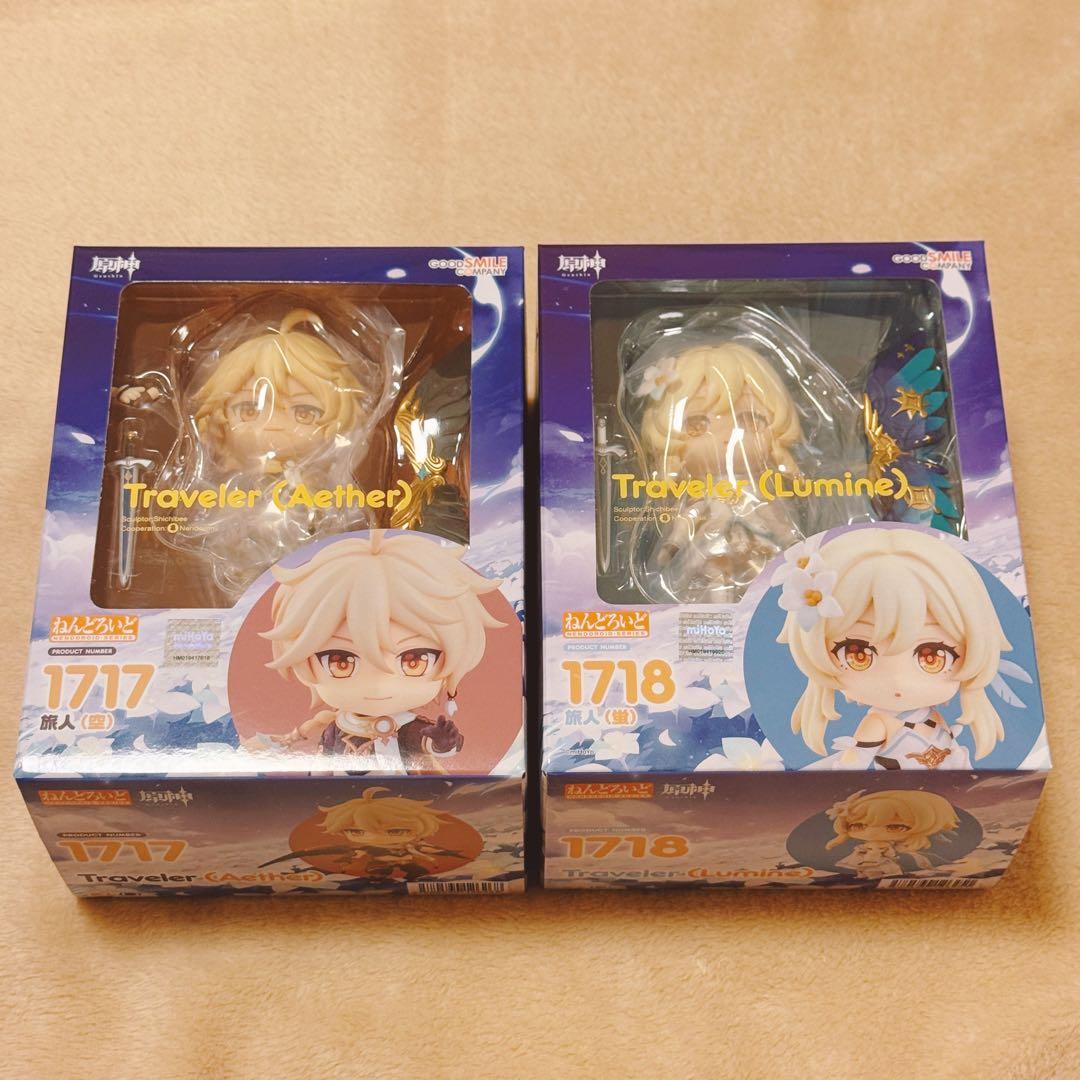 即購入OK 原神 ねんどろいど 空 蛍 2個セット Aether Lumine