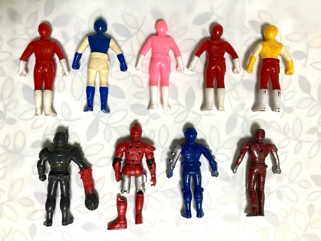 値下げ交渉可【まとめ売り】9点　レア　戦隊　ヒーロー　ソフビ　人形　他