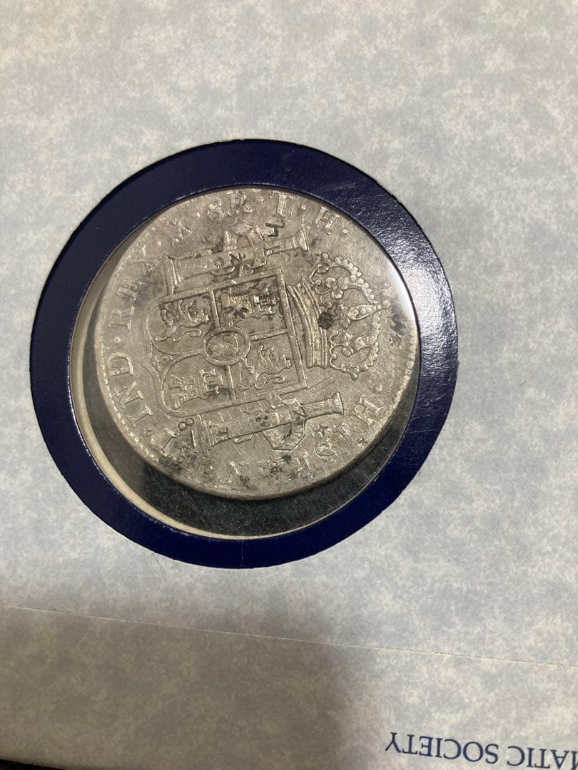 フランクリンミント 世界の偉大な歴史的銀貨 メキシコ 8レアル銀貨2枚