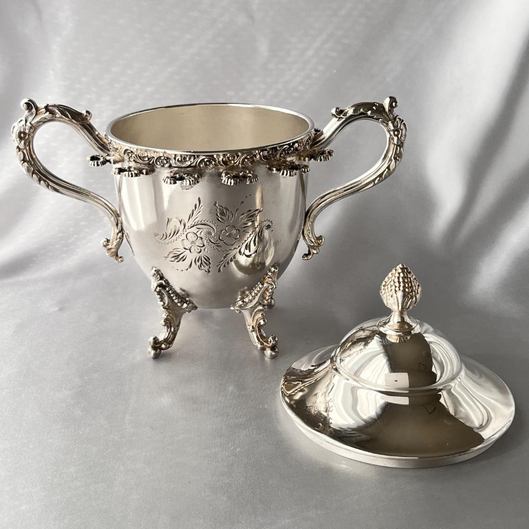 【Forbes Silver Co.】 スプーンホルダー【シルバープレート】