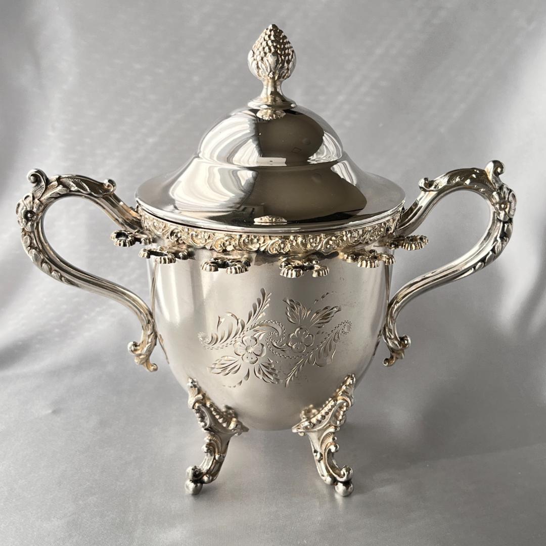 【Forbes Silver Co.】 スプーンホルダー【シルバープレート】