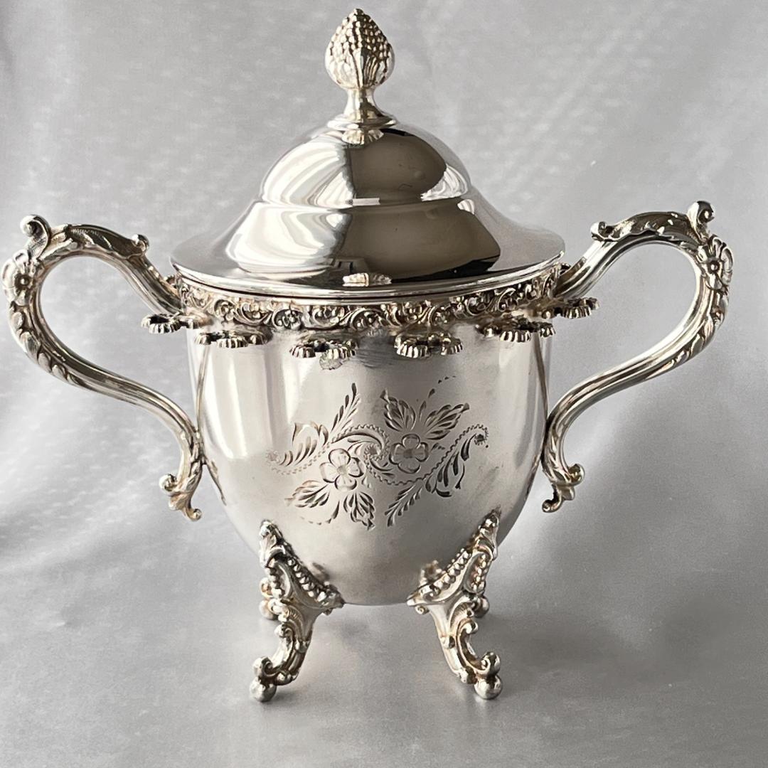 【Forbes Silver Co.】 スプーンホルダー【シルバープレート】