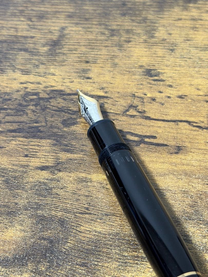 西ドイツ製　極太字　デュマ型ペン芯　14K 中白　モンブラン　万年筆