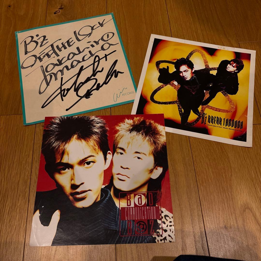 B'z 直筆サイン色紙OFF THE LOCK