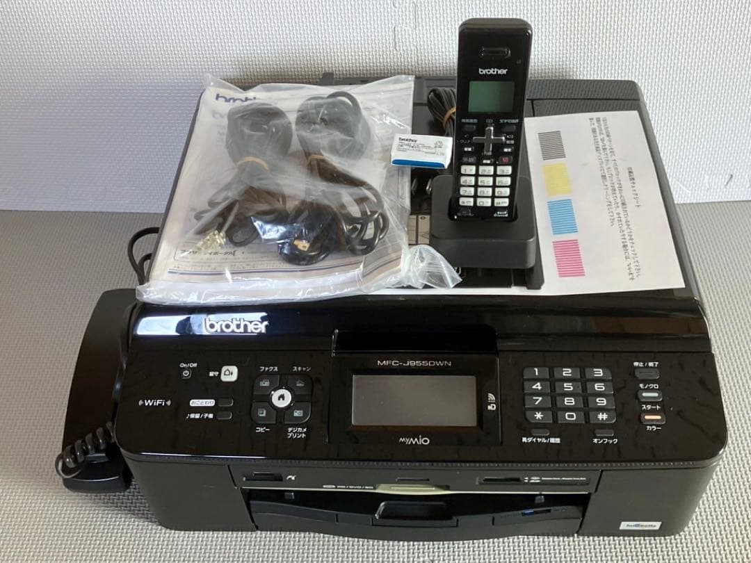 美品 快調 ブラザー複合機 MFC-J955DN 純正インク 子機 整備清掃消毒
