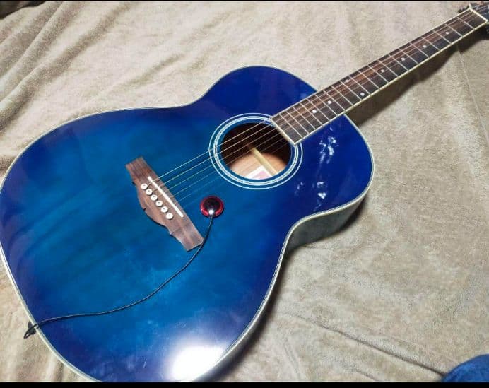 Ashton Acoustic Guitar アクアブルーアコギ 初心者に最適