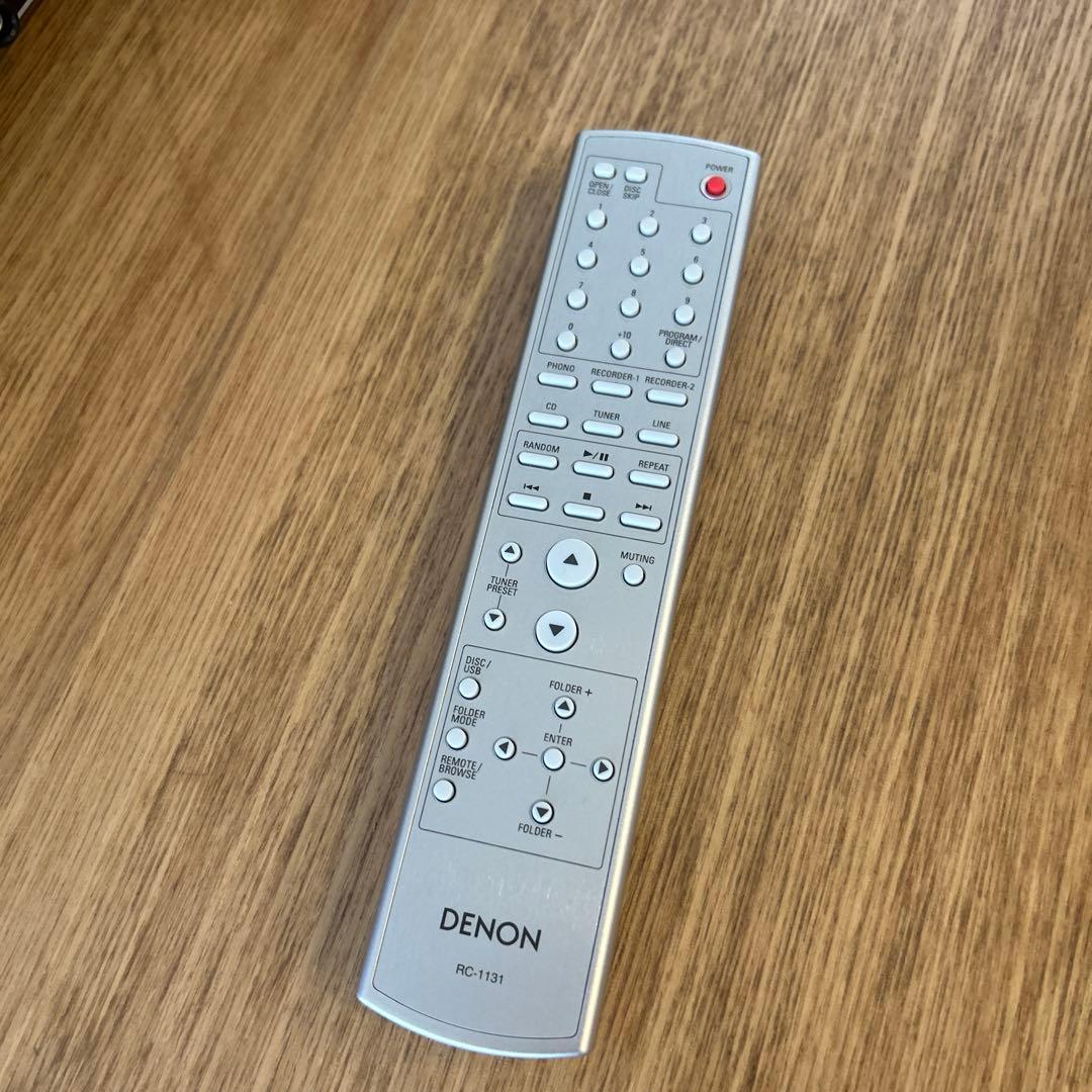 DENON プリメインアンプ 美品 リモコン付