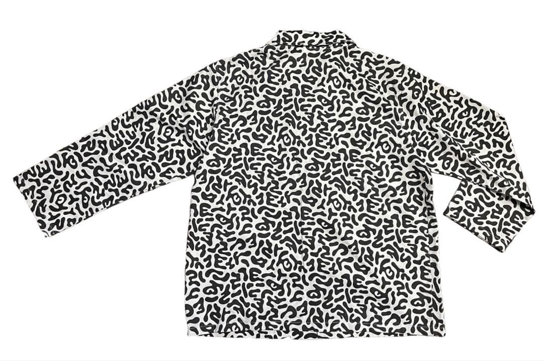 韓国軍バクテリア迷彩豹パターン長袖シャツ 士官学校 学生軍事訓練 Lサイズ