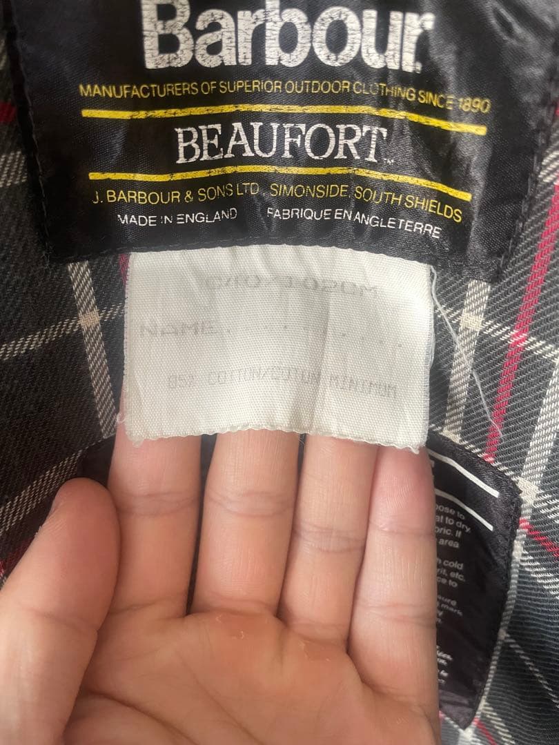 Barbour Beaufort ジャケット ブラック
