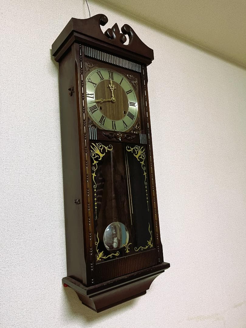 シチズン 掛け時計 振り子付き・ヴィンテージ 78x27cm