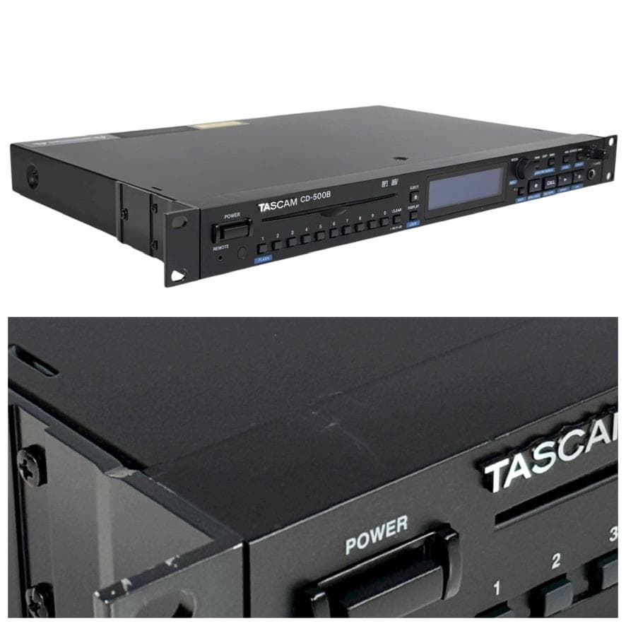 ◆優良美品◆ TASCAM CDプレーヤー 業務用1U CD-500B