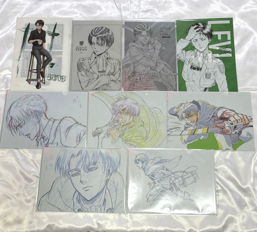 進撃の巨人 リヴァイ WITSTUDIO クリアファイル リヴァイ兵長